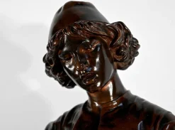 Pamono P. Dubois, Florentine Singer of the 15th Century, 1865, Bronze><noscript><img width=