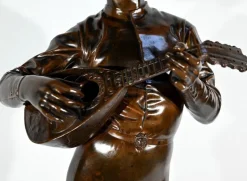 Pamono P. Dubois, Florentine Singer of the 15th Century, 1865, Bronze><noscript><img width=