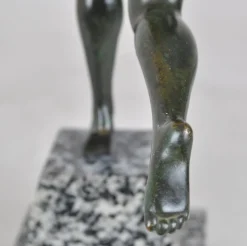 Outlet Pamono P Le Faguays, Art Deco Woman with Ball, 20th Century, Bronze