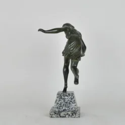 Outlet Pamono P Le Faguays, Art Deco Woman with Ball, 20th Century, Bronze