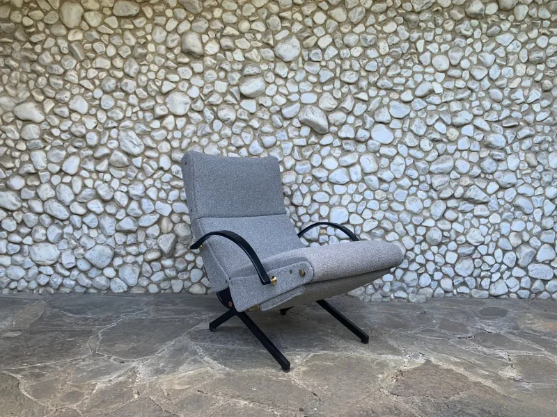 Pamono P40 Lounge Chair by Osvaldo Borsani for Tecno, Italy, 1950s> Lounge Chairs & Armchairs