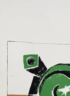 Pamono Pablo Picasso, Composition en Troi Couleurs, 1957, Lithograph><noscript><img width=