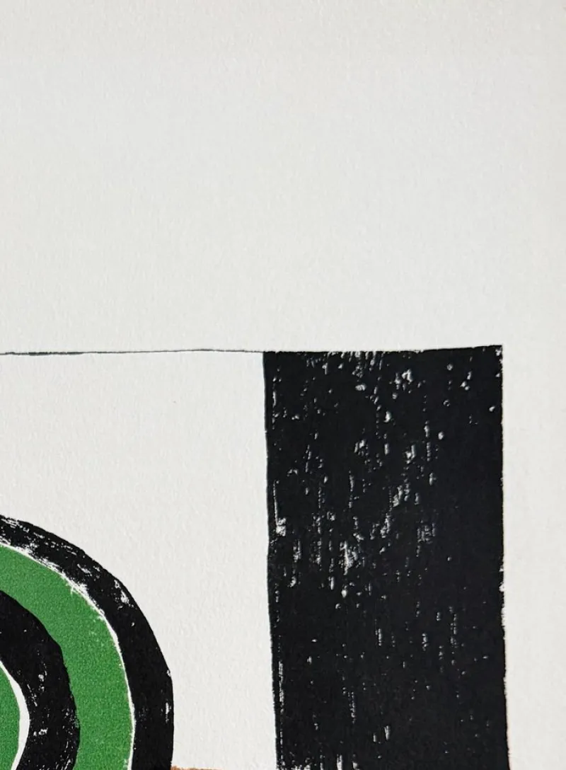 Pamono Pablo Picasso, Composition en Troi Couleurs, 1957, Lithograph> Prints & Multiples