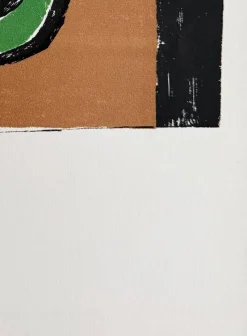 Pamono Pablo Picasso, Composition en Troi Couleurs, 1957, Lithograph><noscript><img width=