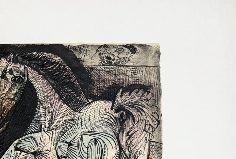 Pamono Pablo Picasso, Dompteur et son Cheval, 1957, Lithograph