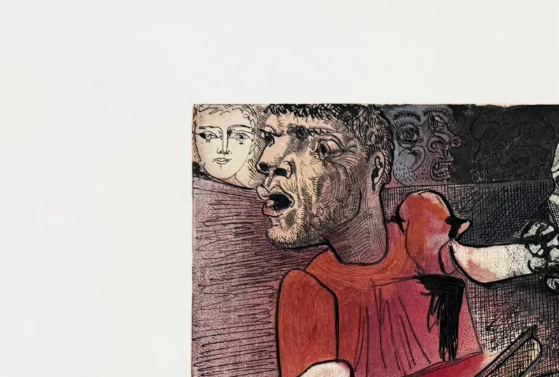 Pamono Pablo Picasso, Dompteur et son Cheval, 1957, Lithograph