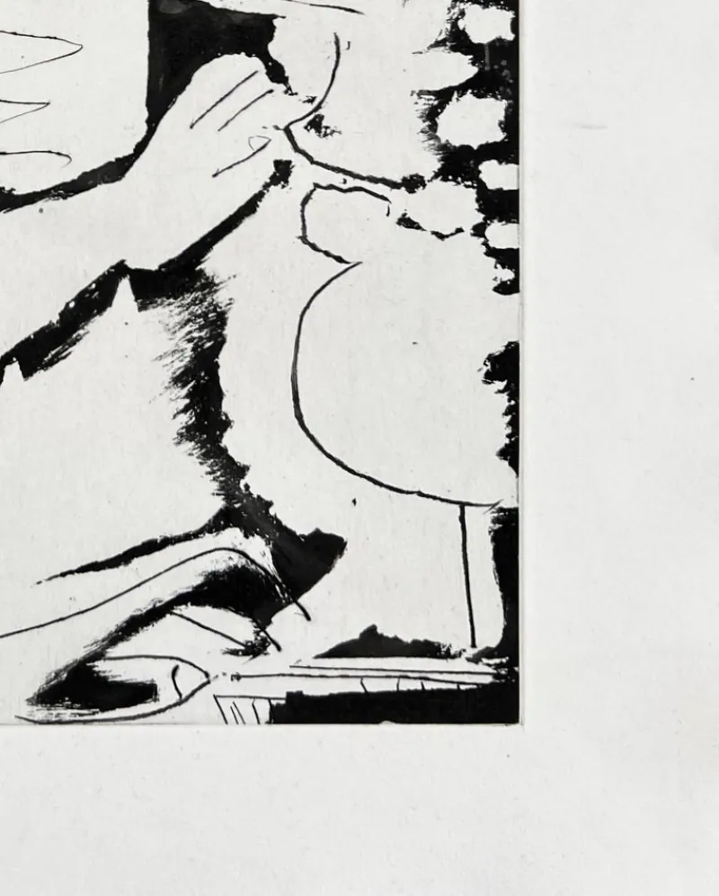 Pamono Pablo Picasso, Escultor y escultura, 1965, Etching> Prints & Multiples