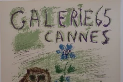 Pamono Pablo Picasso, Galerie 65, Cannes, 1956, Lithograph><noscript><img width=