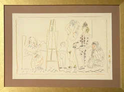 Online Pamono Pablo Picasso, L'atelier du vieux peintre, 1954, Etching