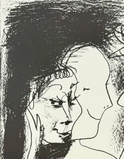 Pamono Pablo Picasso, Le Vieux Roi, 1959, Lithograph><noscript><img width=