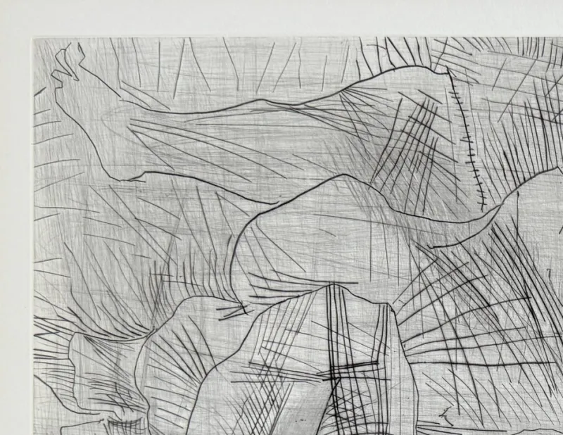 Pamono Pablo Picasso, Étreinte I, 1963, Drypoint Etching> Prints & Multiples