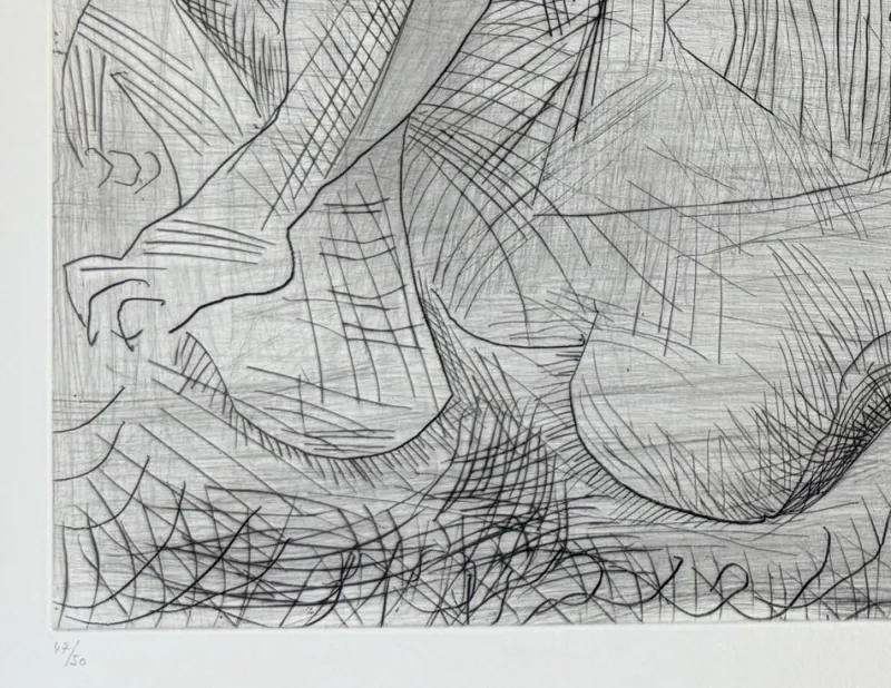 Pamono Pablo Picasso, Étreinte I, 1963, Drypoint Etching> Prints & Multiples