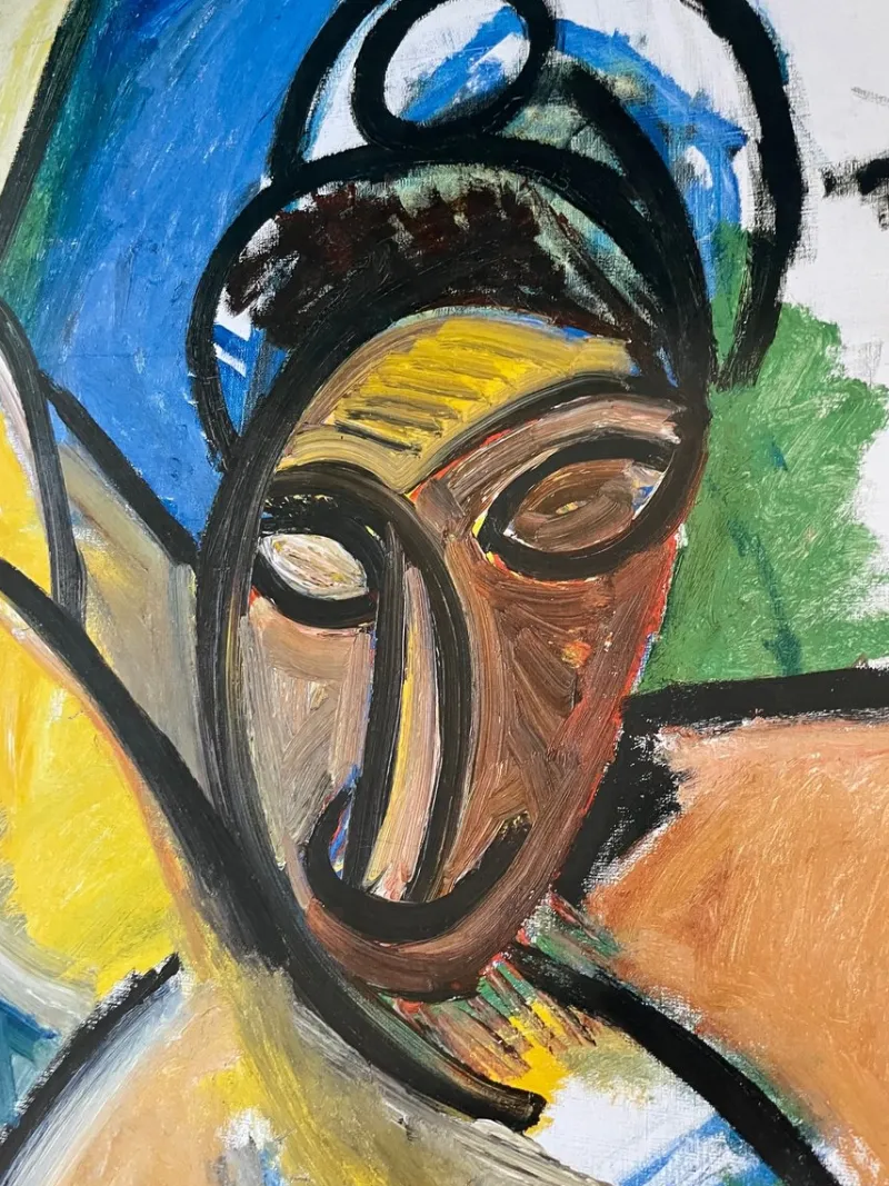 Pamono Pablo Picasso, Woman (Demoiselles d’Avignon Period), 2000s, Print> Prints & Multiples