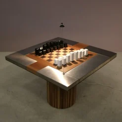 Sale Pamono Pacifico Chess Table by Franco Bozzi and Duccio Trassinelli for Studio A.R.D.I.T.I, Italy, 1973