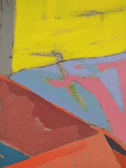 Pamono Paco Simon, Caja Rosa, 1980, Canvas Painting><noscript><img width=