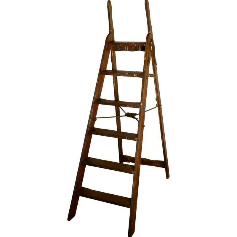 Clearance Pamono Paint Splattered Simplex Safety Step Ladder, 1900s