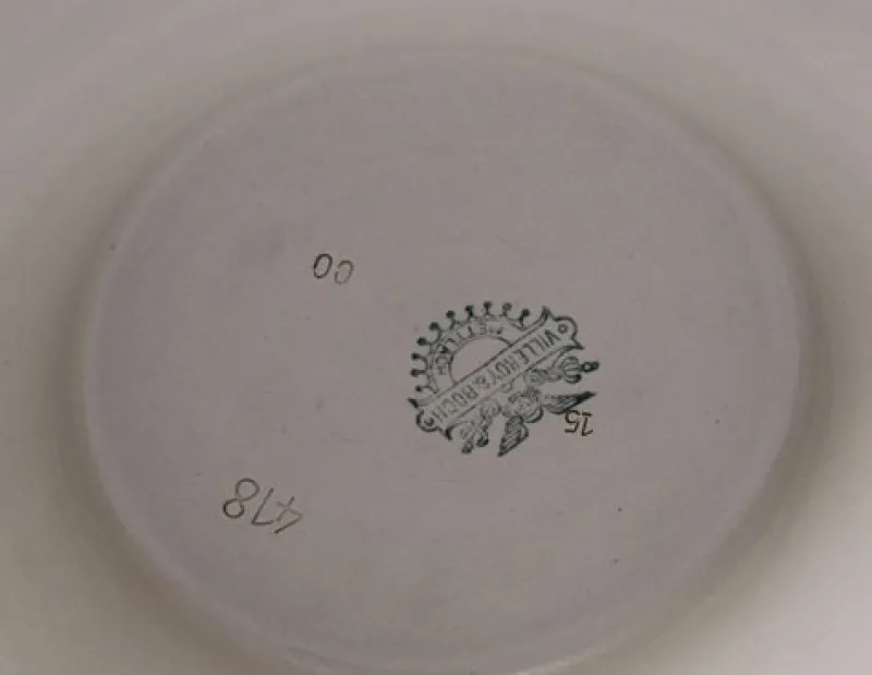Outlet Pamono Painted Flowerpot, 1890s