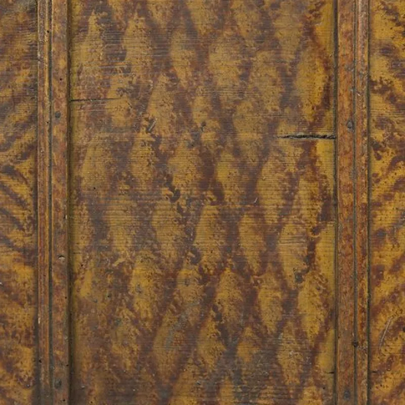 Pamono Painted Folk Art Chest, 1841
