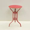 Pamono Painted Iron Garden Table in Cotton Candy Style, 1960s> Garden Tables