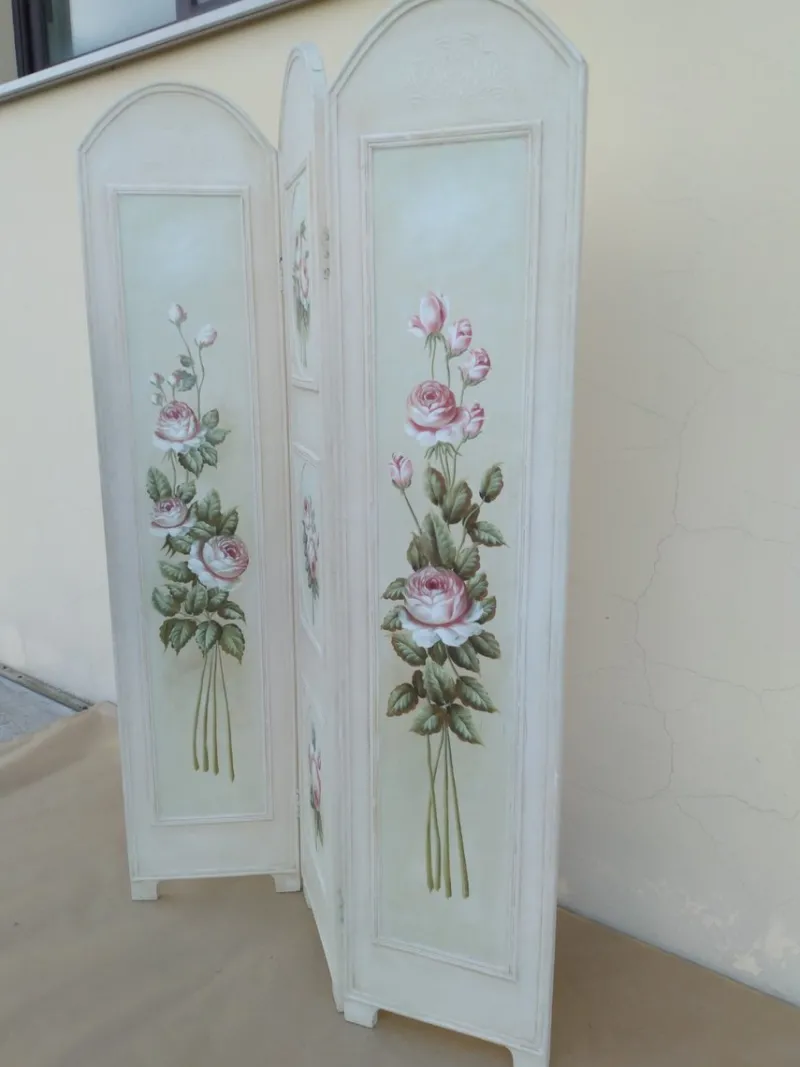 Pamono Painted Lacquered Partition Screen> Room Dividers & Screens