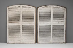 Sale Pamono Painted Shutters, 1880s, Set of 2