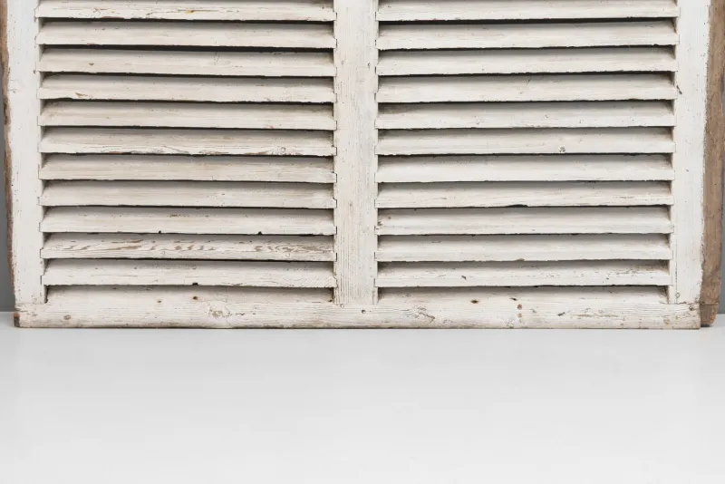 Sale Pamono Painted Shutters, 1880s, Set of 2