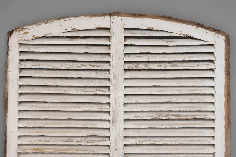 Sale Pamono Painted Shutters, 1880s, Set of 2