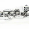 Pamono Palladiana Coffee Set, Piero Fornasetti for Rosenthal, Set of 28> Coffee & Tea Service