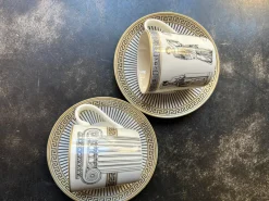 Online Pamono Palladium Coffee Cups with Gift Box by Pozzi Milano, Set of 6