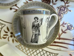Online Pamono Palladium Coffee Cups with Gift Box by Pozzi Milano, Set of 6