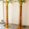 Pamono Palm Tree Floor Lamps in Brass & Murano Glass, Set of 2> Floor Lamps