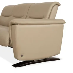 Pamono Panorama 3-Seater and 2-Seater Sofa in Beige Leatherfrom Stressless, Set of 2><noscript><img width=
