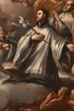 Pamono Paolo De Matteis, Triumph of the Trinity, 1700, Oil on Canvas><noscript><img width=