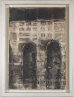 Pamono Paolo La Motta, Bridge, Oil on Board, 1999> Painting
