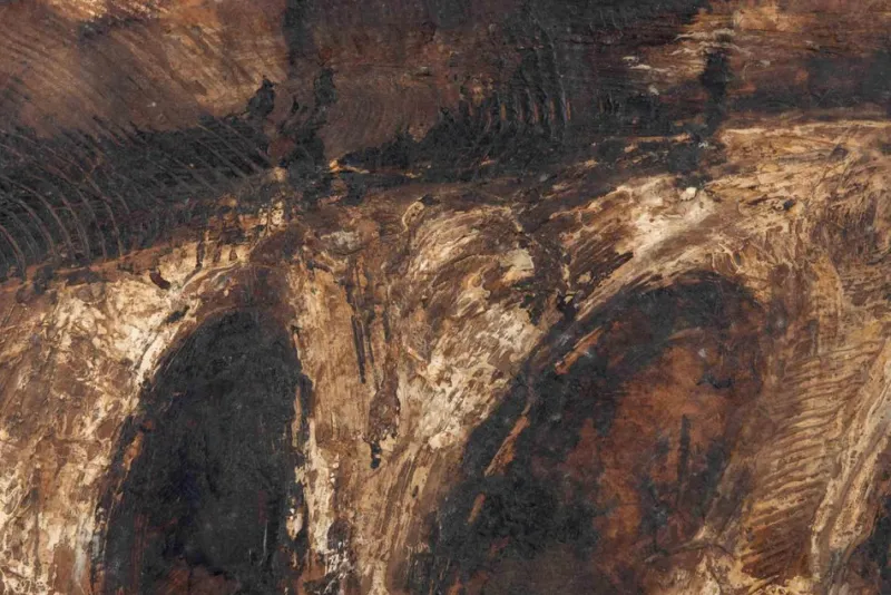 Pamono Paolo La Motta, Crushing, Mixed Media, 1996> Painting