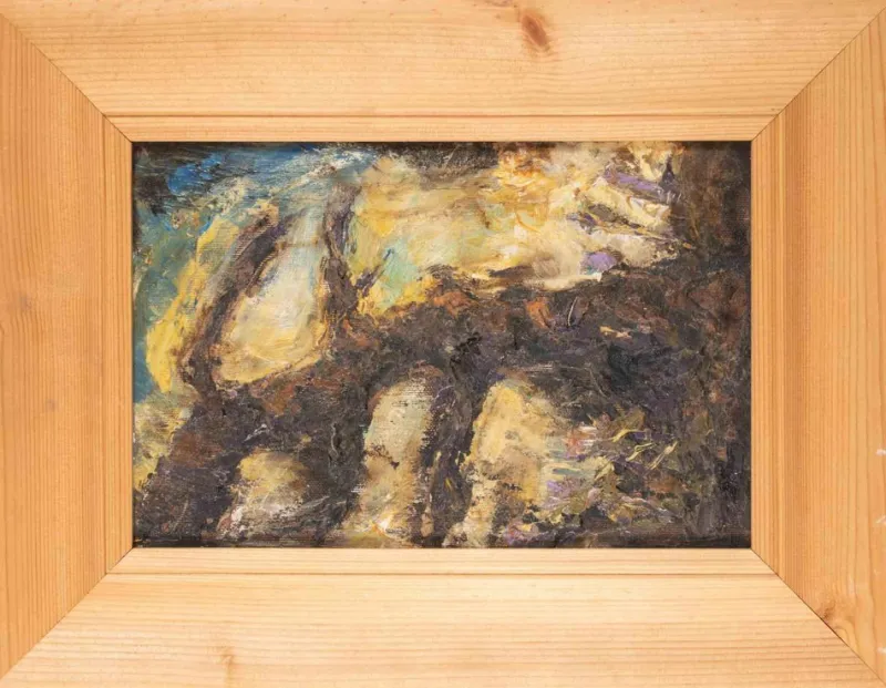 Discount Pamono Paolo La Motta, Landscape, Oil Painting, 2000s, Framed