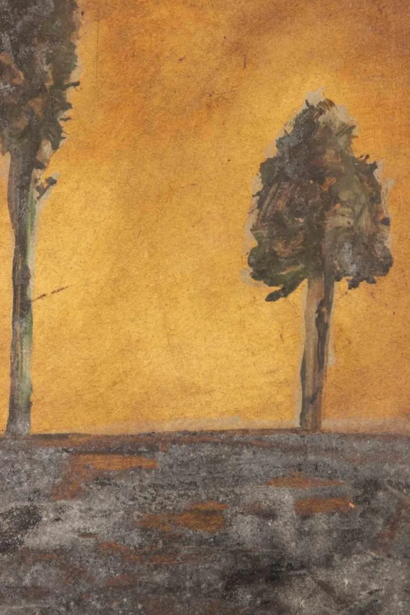 Outlet Pamono Paolo La Motta, Landscape, Oil Painting, 2000s, Framed