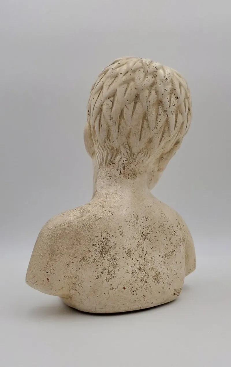 New Pamono Paolo Marioni, Bust Sculpture, 1980s, Terracotta