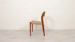 Outlet Pamono Papercord & Teak Model 71 Dining Chair by Niels Otto Møller for J.L. Møllers, 1960s