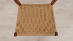 Outlet Pamono Papercord & Teak Model 71 Dining Chair by Niels Otto Møller for J.L. Møllers, 1960s