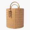 Hot Pamono Paraty Tiras Mono Woven Leather Basket by Elisa Atheniense Home