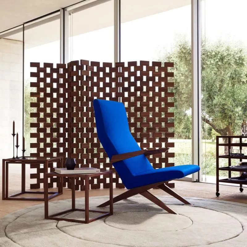 New Pamono Paravent Ambassade Screen by Charlotte Perriand for Cassina