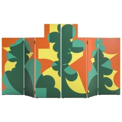 Pamono Paravento Balla Room Dividers by Giacomo Balla for Cassina, Set of 2> Room Dividers & Screens