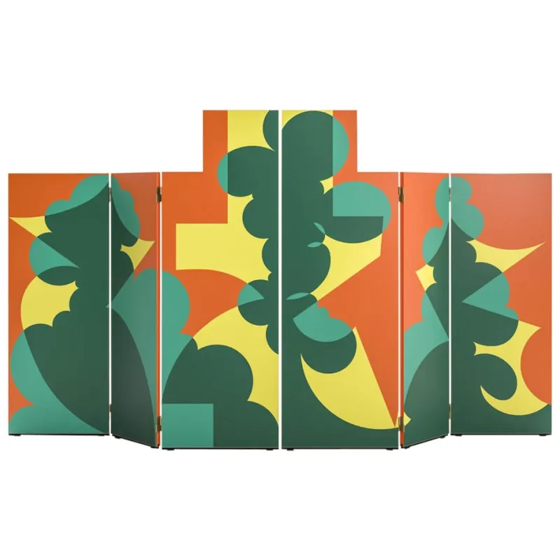 Pamono Paravento Balla Room Dividers by Giacomo Balla for Cassina, Set of 2> Room Dividers & Screens