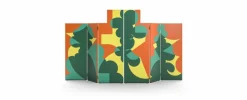 Pamono Paravento Balla Room Dividers by Giacomo Balla for Cassina, Set of 2> Room Dividers & Screens