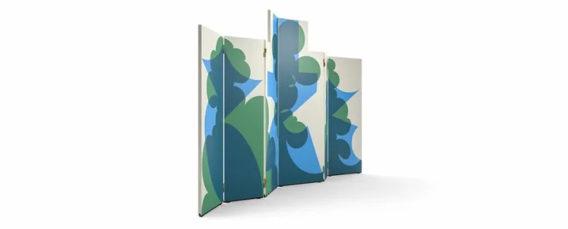 Pamono Paravento Balla Room Dividers by Giacomo Balla for Cassina, Set of 2> Room Dividers & Screens
