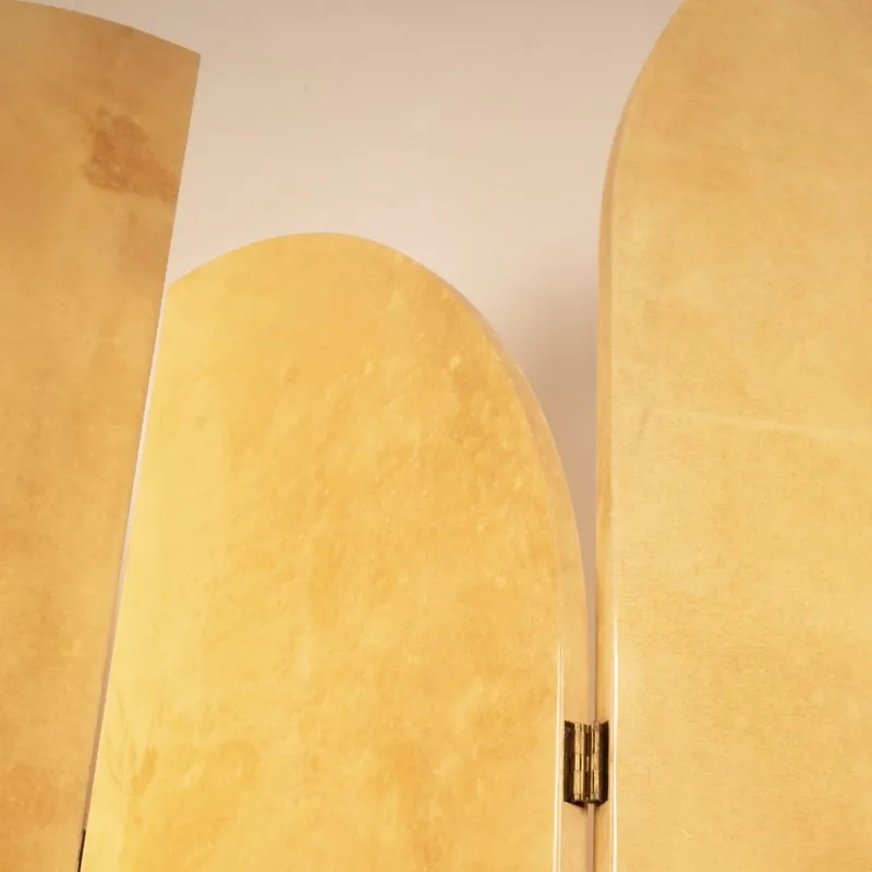 Pamono Parchment Screen by Aldo Tura for Tura Milano, 1960> Room Dividers & Screens