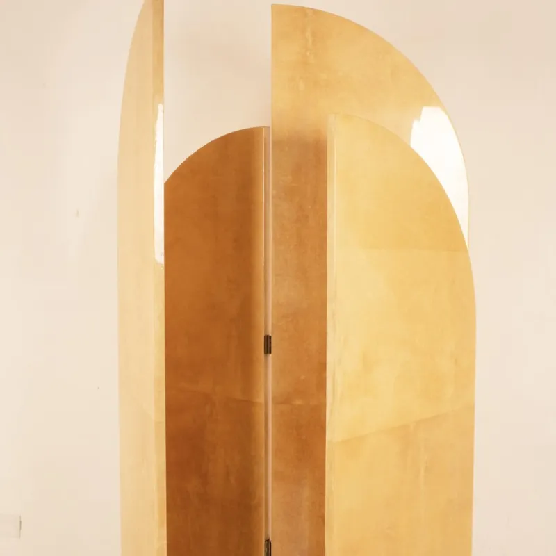 Pamono Parchment Screen by Aldo Tura for Tura Milano, 1960> Room Dividers & Screens