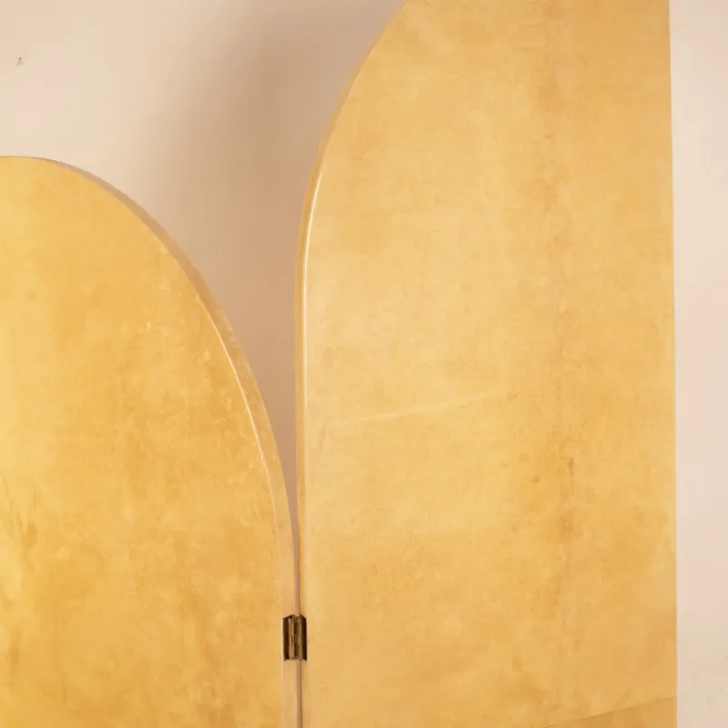 Pamono Parchment Screen by Aldo Tura for Tura Milano, 1960> Room Dividers & Screens
