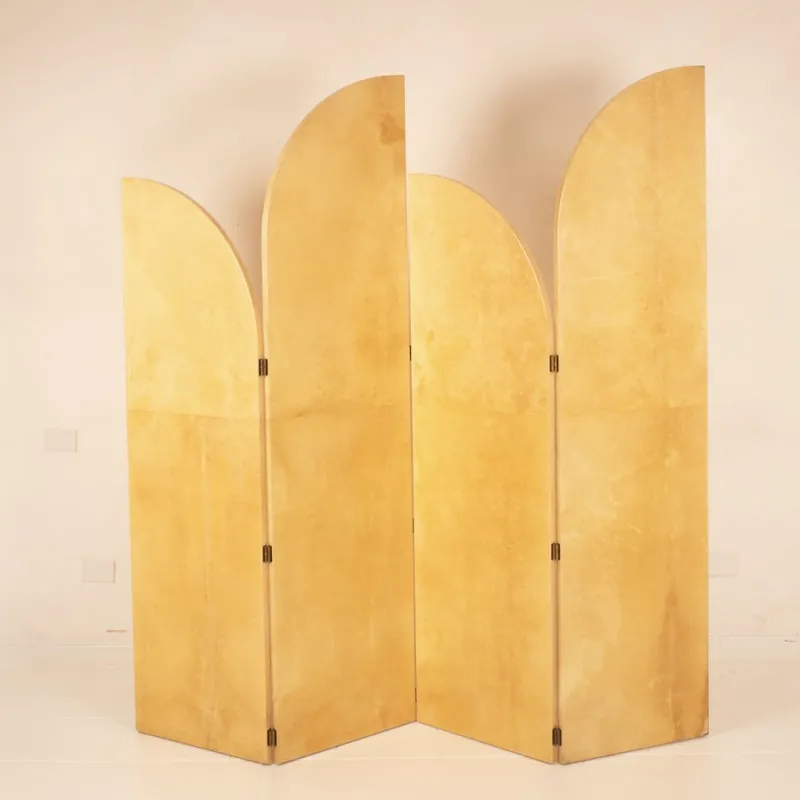 Pamono Parchment Screen by Aldo Tura for Tura Milano, 1960> Room Dividers & Screens